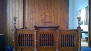 Soon to be the platform for sounding forth God's word of Life.